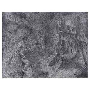 Gilles Le Dez, paysage-imaginaire,  x cm, techniques mixtes, papier, 1979
