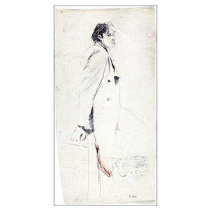 Gilles Le Dez, modele-impermeable,  x cm, techniques mixtes, papier, 1980