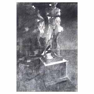 Gilles Le Dez, platres-lumieres,  x cm, techniques mixtes, papier, 1980