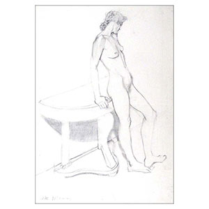 Gilles Le Dez, exeter-modele-console,  x cm, techniques mixtes, papier, 1981