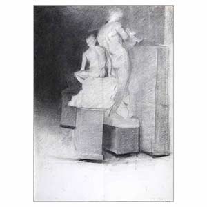 Gilles Le Dez, reserve-platres,  x cm, techniques mixtes, papier, 1981