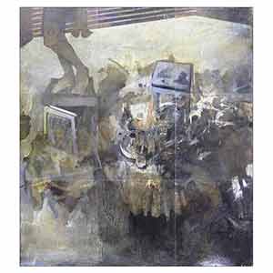 Gilles Le Dez, ancien-sejour,  x cm, techniques mixtes, papier, 1983