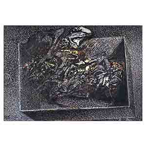 Gilles Le Dez, boite-photo-iii,  x cm, techniques mixtes, papier, 1986