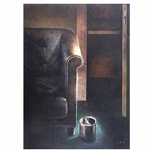 Gilles Le Dez, boites-penombre,  x cm, techniques mixtes, papier, 1992