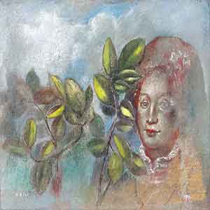 Gilles Le Dez, portrait-passe,  x cm, techniques mixtes, papier, 1998