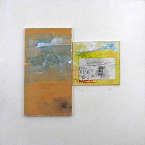 Gilles Le Dez, enveloppes-paysage,  x cm, techniques mixtes, papier, 1999