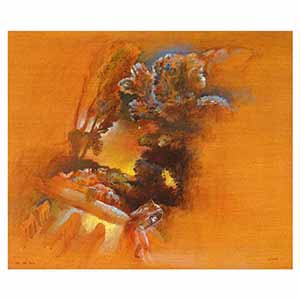Gilles Le Dez, cultivateur-vigne, techniques mixtes, papier, 2003.