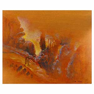 Gilles Le Dez, terrain-homme, techniques mixtes, papier, 2003.