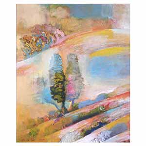 Gilles Le Dez, culture-arbres, techniques mixtes, papier, 2004.