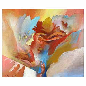 Gilles Le Dez, lisiere-champs, techniques mixtes, papier, 2004.