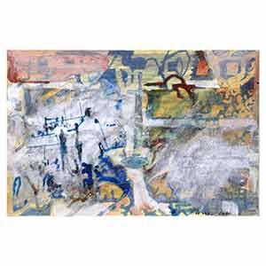 Gilles Le Dez, allée-paysan, techniques mixtes, papier, 2010.