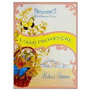 Gilles Le Dez, Affiche pour l'ami provençal,  x cm, peinture, papier, 2013