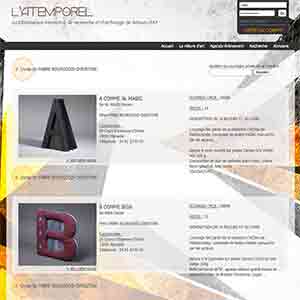 Site sur la reliure de Christine Fabre
